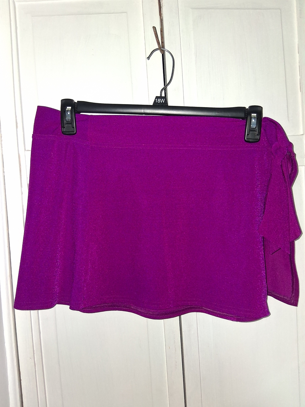 Body I.D. Purple Tie-Side Swim Sarong Mini - Women